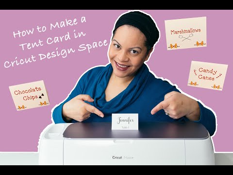 How to Make a Tent Card in Cricut Design Space