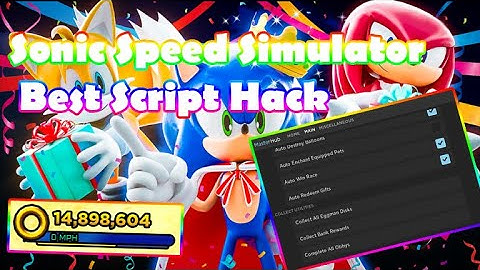 The Best Sonic Speed Simulator Script Hack! ( Auto Collect & Auto Run & Auto Hatch & And More