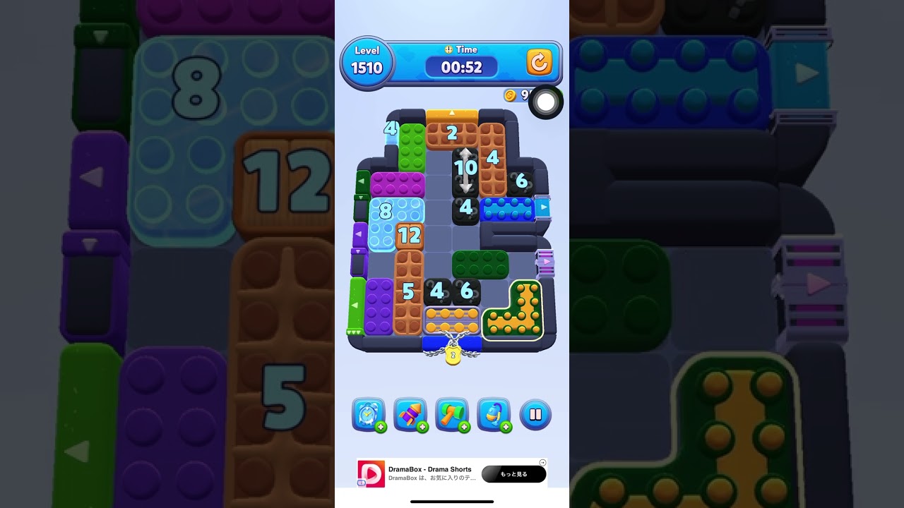 Color Block Jam Level 1510. #games #gaming #gameplay ズルしながら