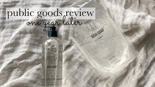 PUBLIC GOODS HAUL + honest review 1 year later