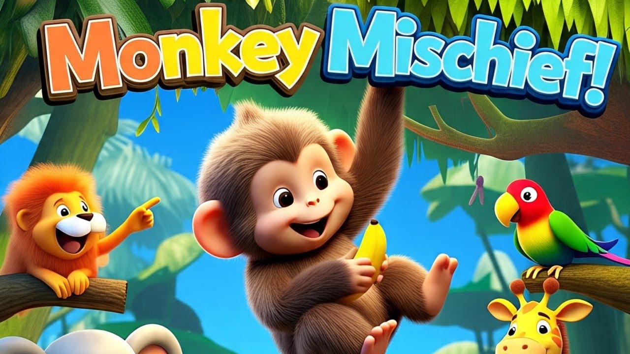 Monkey’s Mischief | Urdu Rhyme for Kids@NuNu Tv - Nursery Rhymes
