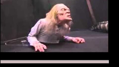 Half Dead Zombie Halloween Haunted House Animatronic Prop