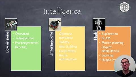 Robot Classification | Robotic Systems (OLD)