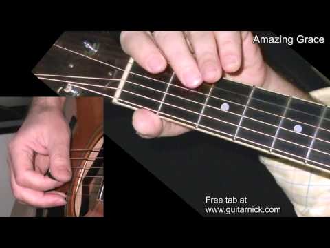 amazing-grace:-easy-guitar-lesson-+-tab-by-guitarnick