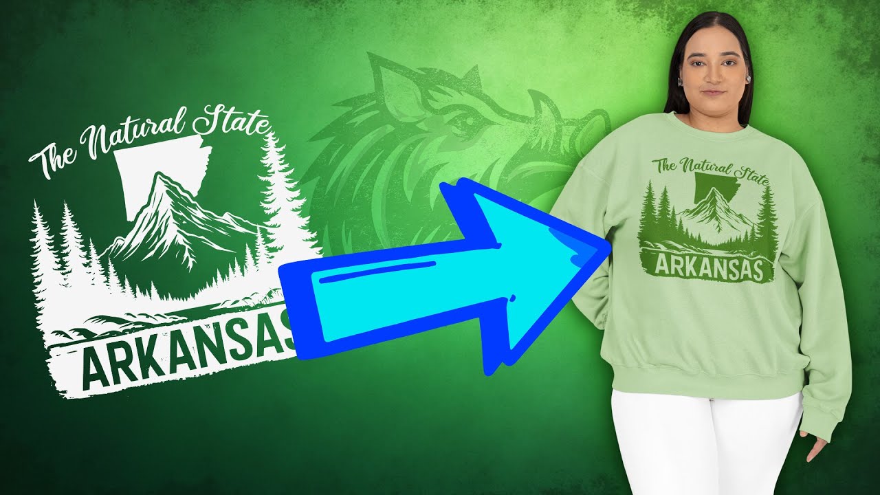 The Natural State Arkansas SVG | State Pride Vector for Vinyl, Shirts & Laser Projects