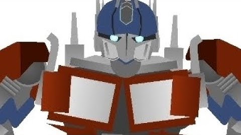 OPTIMUS PRIME V2 ROBOT TRANSFORMERS ANIMATION TEST #abdulmaliksyarif #animation #animasi