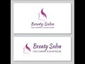 Beauty salon Logo Mockup Part-02|| NSDA Level -3|| LOGO DESIGN..|| Adobe illustrator || Bangla