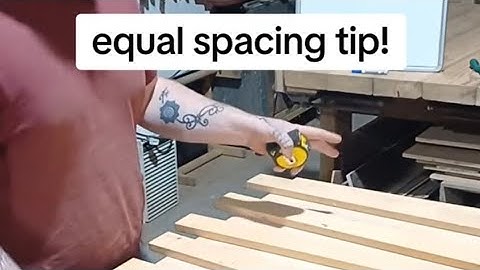 how to calculate spacing for your woodworking projects!