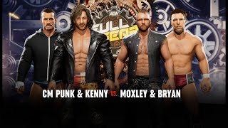 AEW Fight Forever: Kenny Omega &amp; CM Punk VS Jon Moxley &amp; Bryan Danielson | QnlyKing Gaming