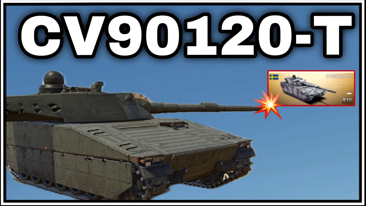THIS LIGHT TANK HAS A 120mm GUN 😱CV90120-T | War Thunder Mobile