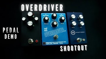 Overdriver Shootout (RX Overdriver, Last Light, Sound Driver) - Pedal Demo