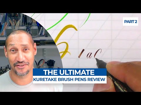 The ULTIMATE Kuretake BRUSH PENS Review x Paul Antonio | Part 2
