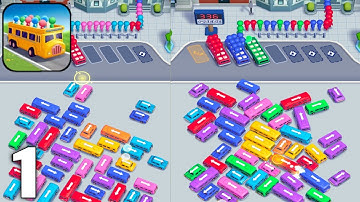 Bus Out - Gameplay Walkthrough Part 1 All Levels 1-3 (Android & iOS)