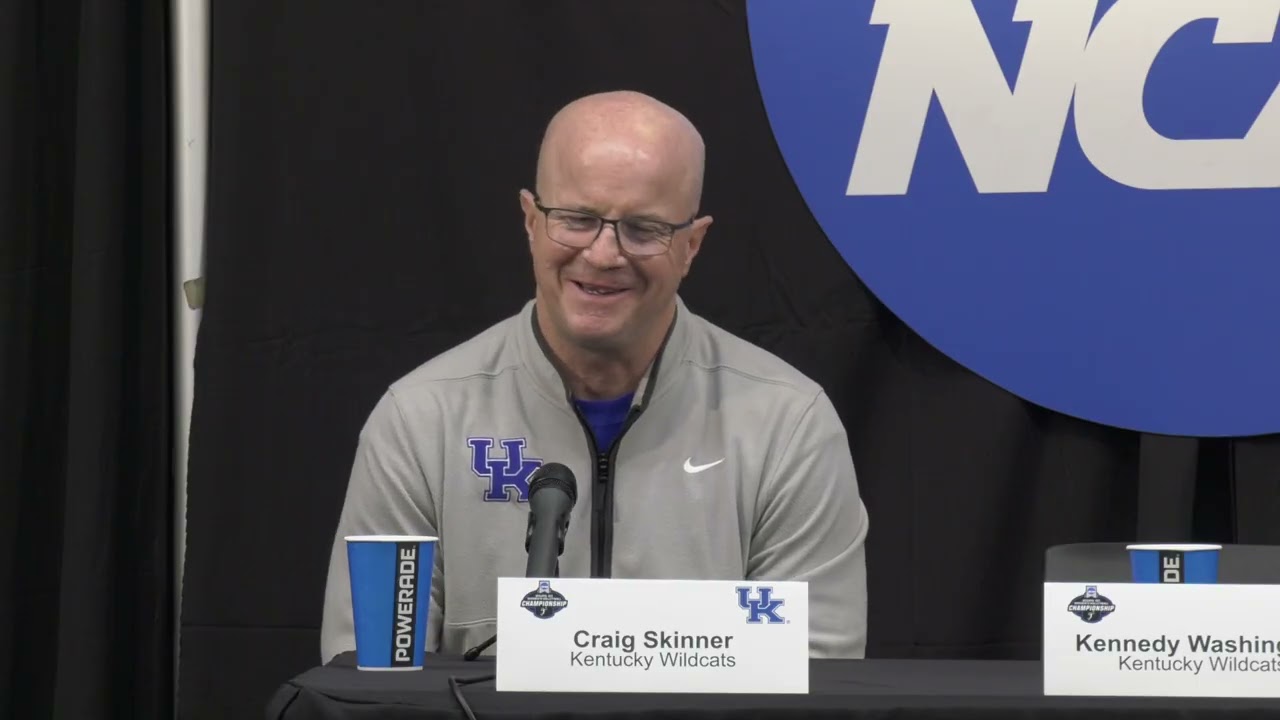 Kentucky Wildcats Volleyball Coach Craig Skinner, Kennedy, Washington, Molly Berezowitz Pre Elite 8