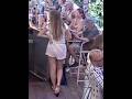 Candid Blondes in Flip-Flops Shoeplay