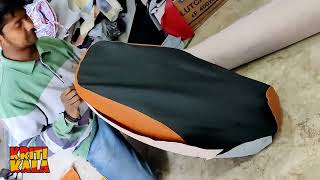How to Make Honda Activa Seat Cover Scooty || Customise Seat Cover for scooter &amp; bikes