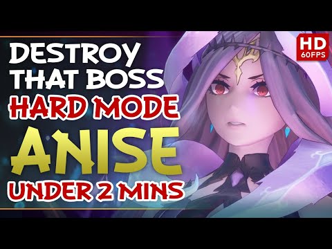 Anise Boss Fight  under 2mins - HARD Mode - Trials of Mana
