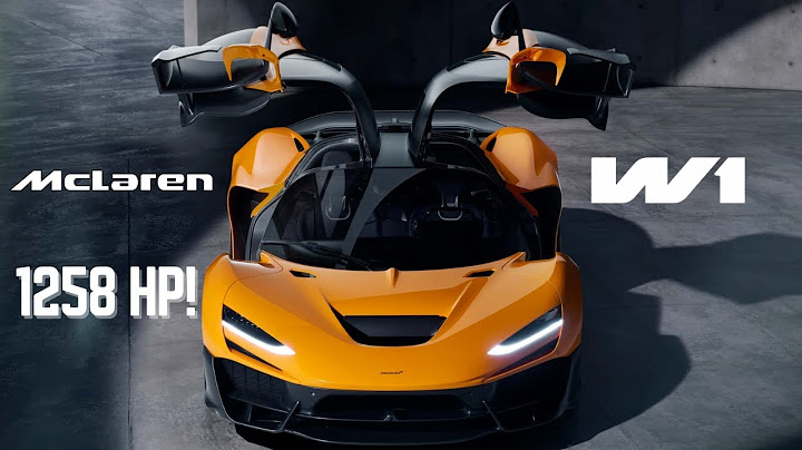 New McLaren W1 with 1,258 HP Revealed!
