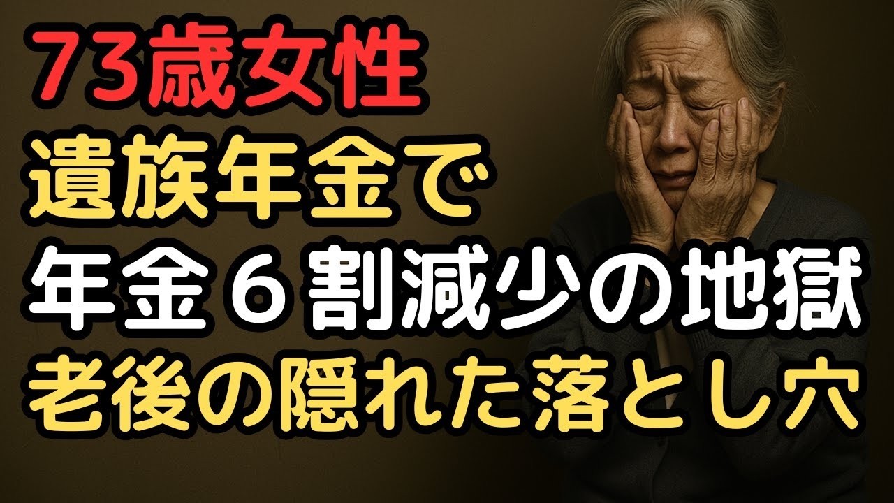 「年金だけが頼りだったのに」物価高が終わらないのに夫がなくなって年金が6割も減少73歳女性の地獄の老後
