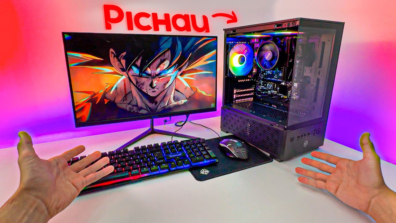 Comprei o PC GAMER MAIS BARATO da PICHAU e RODOU TUDO