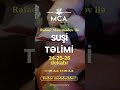 Suşi hazırlamağı öyrənmək istəyənlər üçün sertifikatlı 3 günlük təlim.Yazılmaq üçün bizə yaz.#kurs
