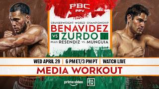 Premier Boxing Champions PPV LIVE: Benavidez vs Zurdo: Media Workout🥊 | Prime Video