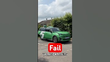 This was a fail but tomorrow the #r5  #transformer video looks 🔥 #renault5 #aifilter #transformers