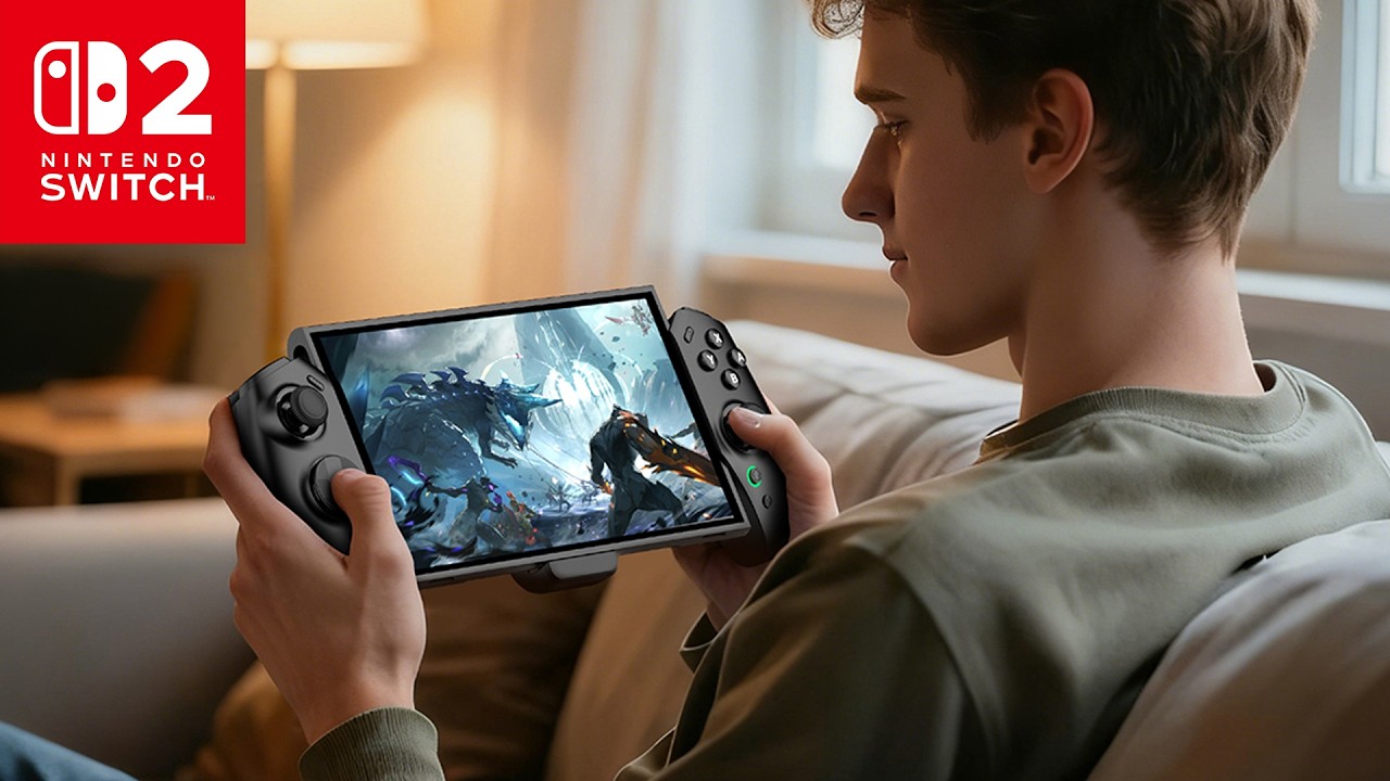 TRANSNOVO Handheld Pro Controller Grip for Nintendo Switch 2 with