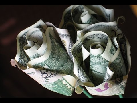 ORIGAMI: Rosas hechas con billetes | Superholly - YouTube