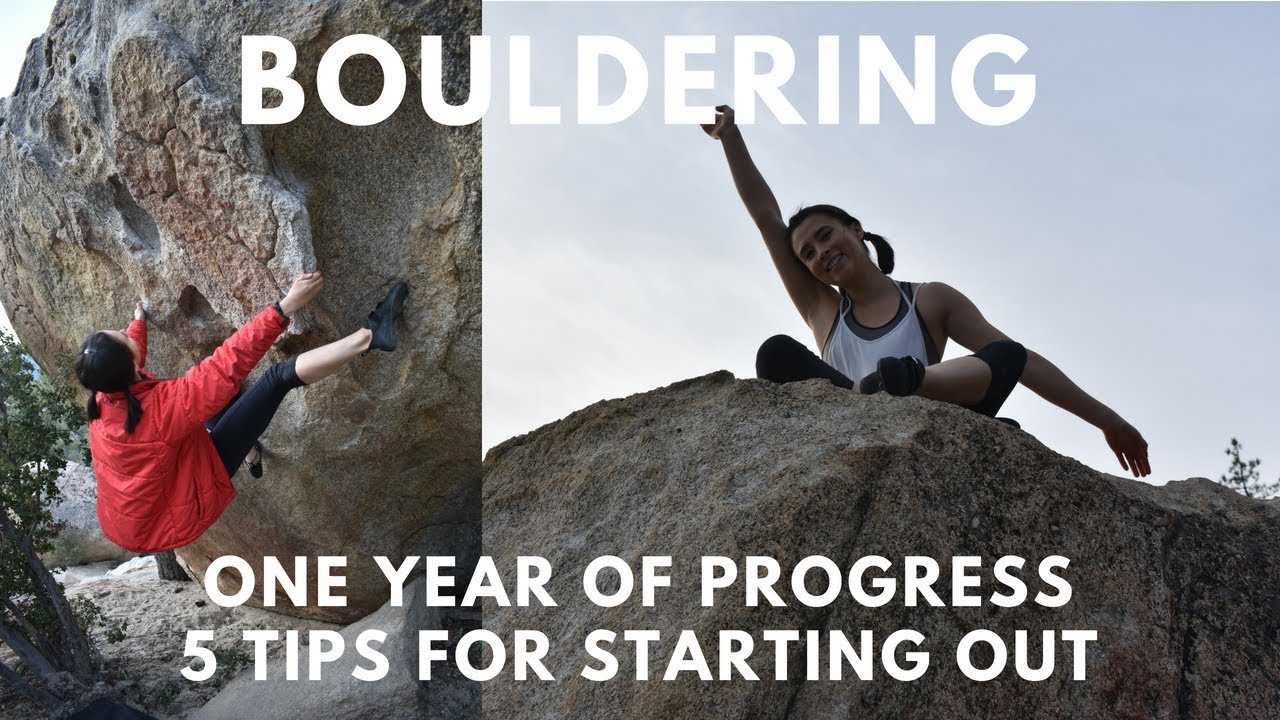 1 year bouldering progress 5 tips for starting out! YouTube