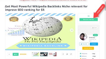 Get Most Powerful Wikipedia Backlinks Niche relevant for improve SEO ranking On SEOclerks