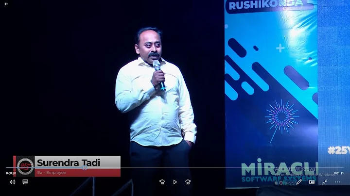 Surendra Tadi talks discuss Innovation and Improve...