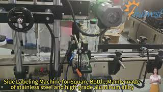 Watch Precision Labeling: Automatic Single Side Labeler for Square Bottle Live Demo screenshot 4