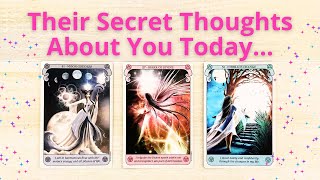 💗 WHAT ARE THEY SECRETLY THINKING ABOUT YOU? 💋PICK A CARD 💖 LOVE TAROT READING 🌷TWIN FLAME 🌺SOULMATE