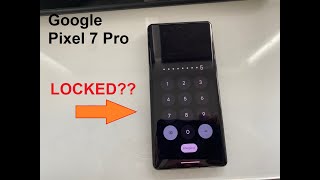Google Pixel 7 Pro reset forgot password , screen lock bypass , pin pattern …