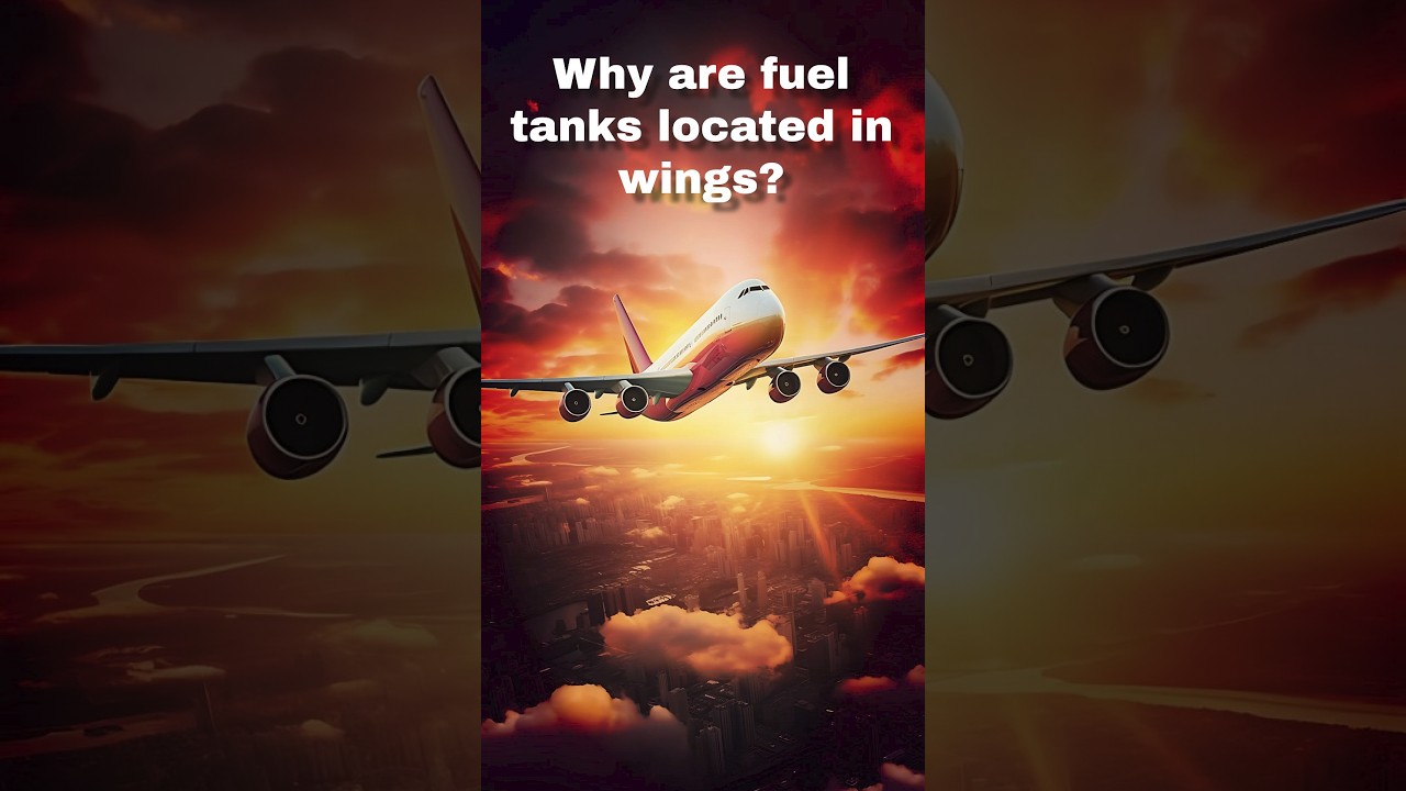 why are fuel ⛽ tank located in wings ? 