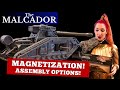 Malcador magnetization  assembly options warhammer 40k  horus heresy