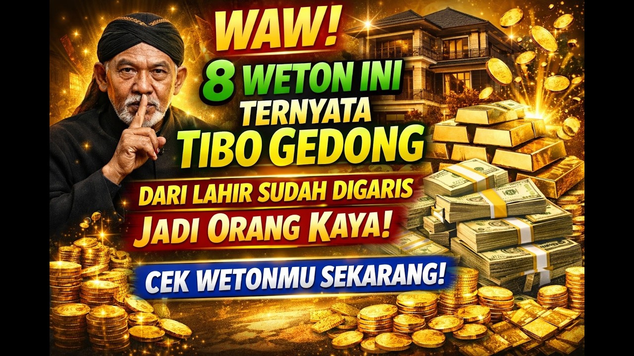 WAW! 8 WETON INI TIBO GEDONG, DARI LAHIR SUDAH DIGARIS JADI ORANG KAYA. CEK WETONMU SEKARANG!!