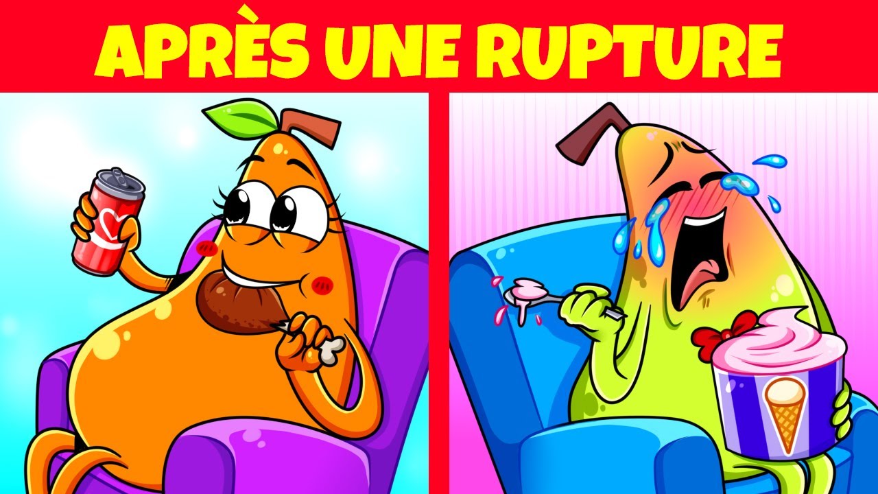 Après une SÉPARATION : Filles VS Garçons | Drôles de Défis de la Vie Amoureuse par M. et Mme Poire