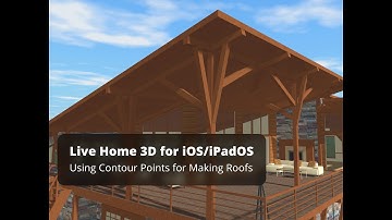 Using Contour Points For Making Roofs - Live Home 3D Pro for iOS / iPadOS Tutorials