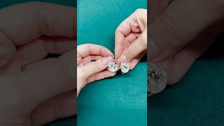 ✨️Old Earrings, New Glow 💗 A Calm Transformation#youtubeshorts#jewelry #diy