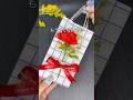 @gift_wrapping_hitoka ブーケ紙袋アレンジ💐簡単母の日ラッピング🎁