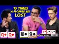 FLOPPING A SET & LOSING!!! Top 15 Hands |  Poker Bad Beats & Coolers