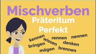 Deutsch lernen: Mischverben, Top 8, Grammatik, A2, A1, mixed Verbs, Perfekt, Präteritum unregelmäßig