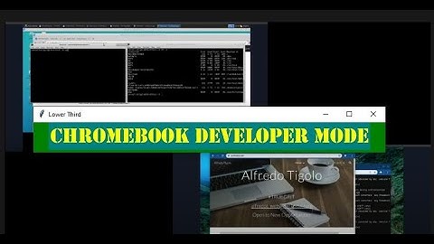 Explore Chromebook developer mode with python idle geany xfce4