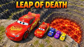 Big vs Small McQueen Survive the Deadly Lava Pit! 🔥 | BeamNG.drive