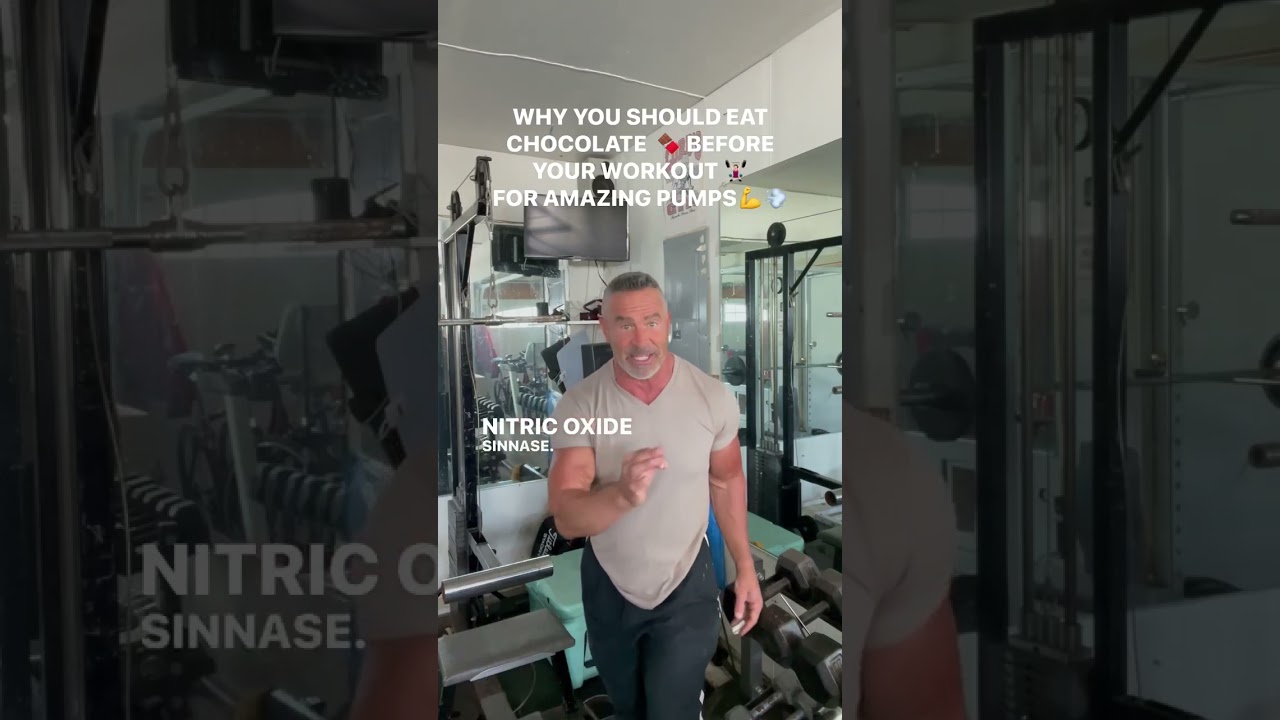 WHY YOU SHOULD EAT CHOCOLATE 🍫 BEFORE YOUR WORKOUT 🏋🏻‍♀️ FOR AMAZING PUMPS💪💨
