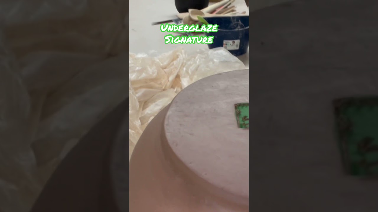 Underglaze Signature 