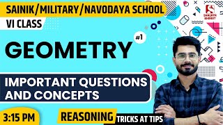 Geometry (1) | Maths Class for NAVODAYA/SAINIK /MILITARY School | By Sanjay Sir