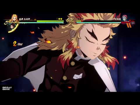 鬼滅の刃 ヒノカミ血風譚  煉󠄁獄杏寿郎 竈門炭治郎 VS 猗窩座  対戦  三本目【Demon Slayer】【The Hinokami Chronicles】
